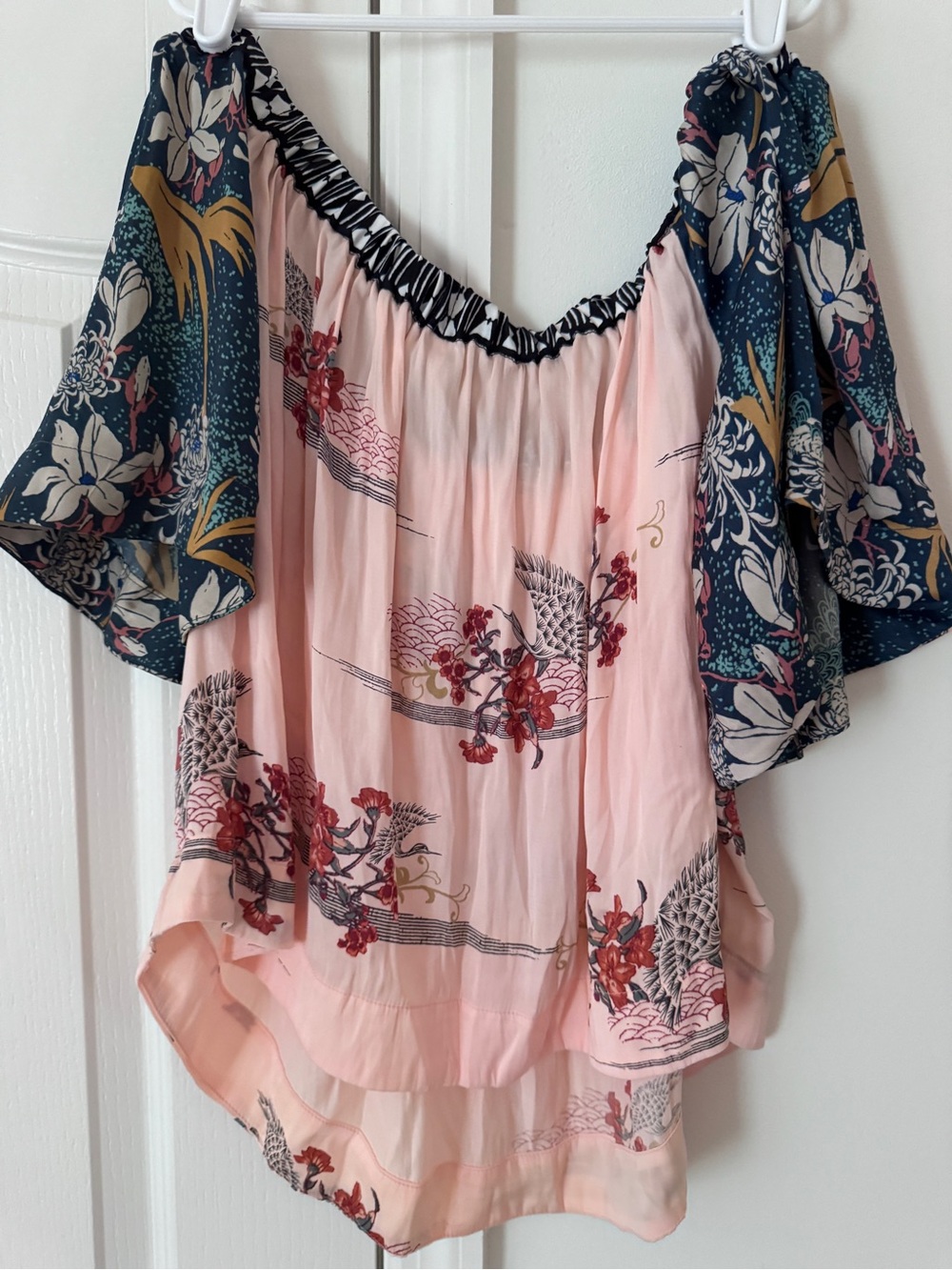 Free People silky blouse